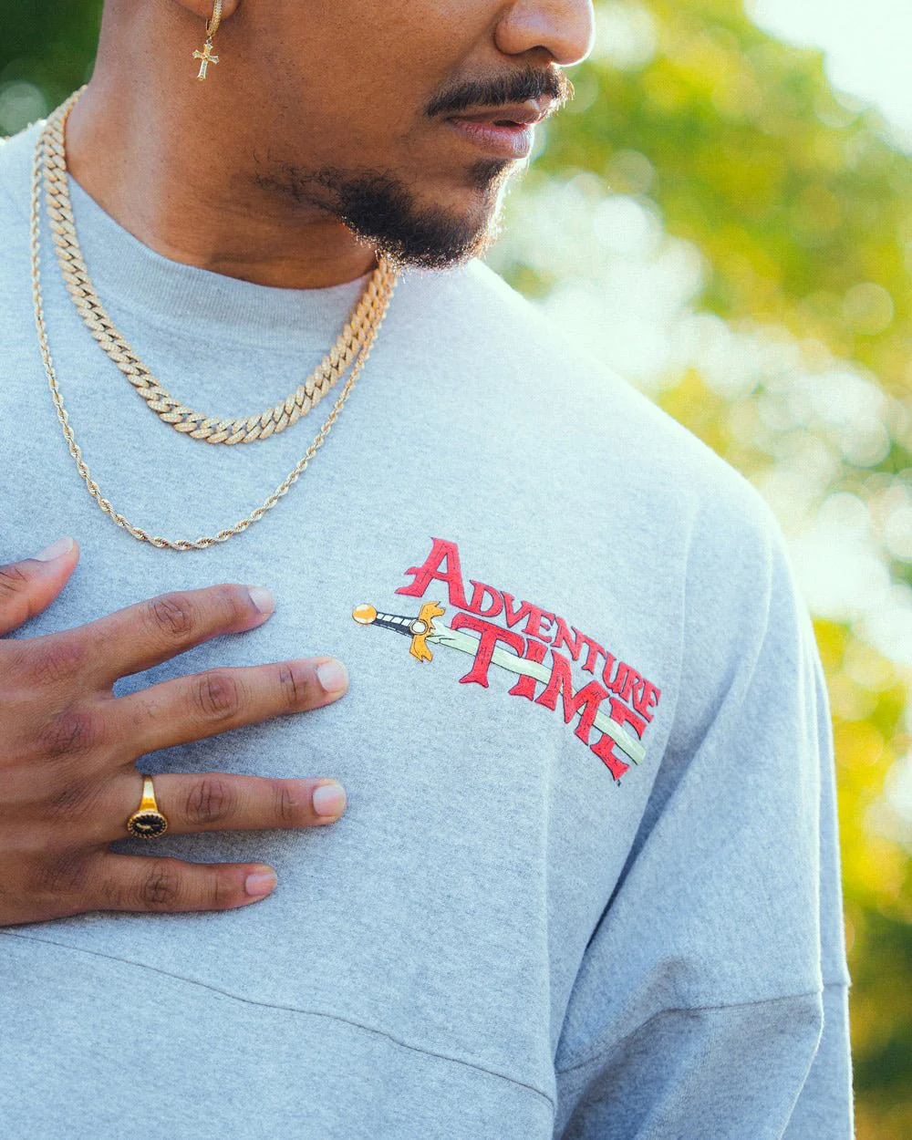 Adventure Time™️ Heather Grey Spirit Jersey® - Image 4