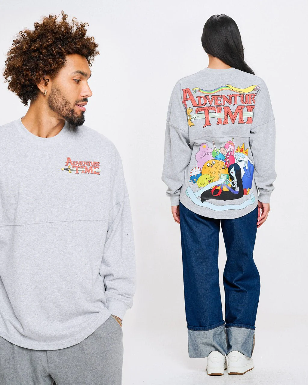 Adventure Time™️ Heather Grey Spirit Jersey® - Image 7