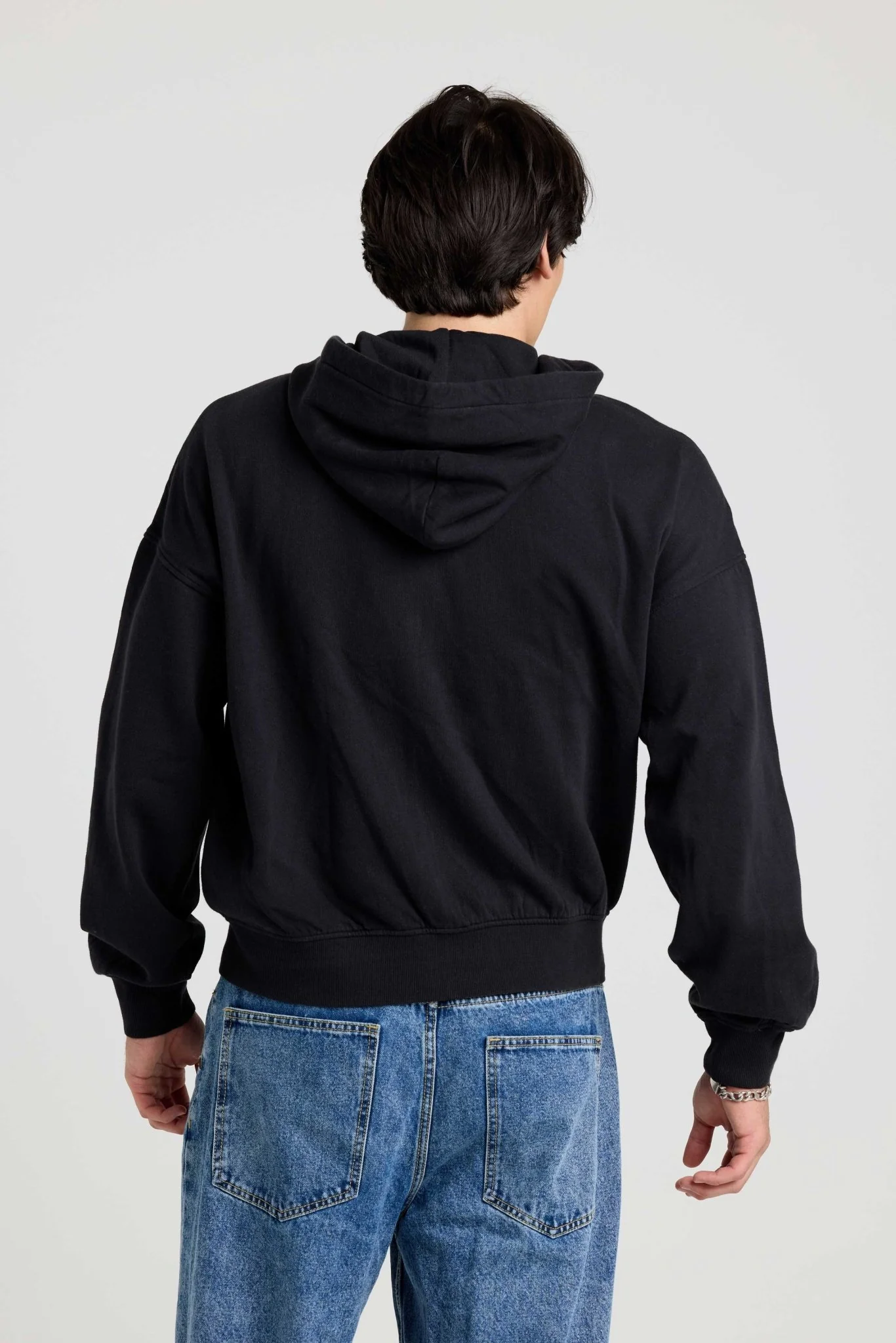 Sustainable Fleece Bubble Zip Hoodie - Image 8