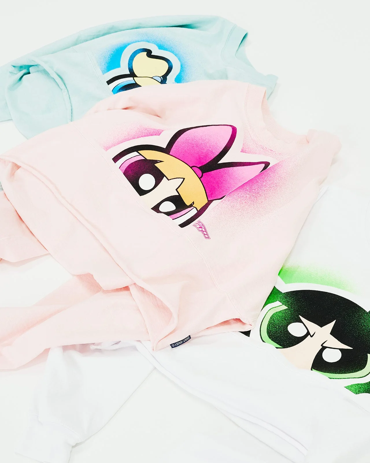 Bubbles™ The Power Puff Girls™ Raw Hem Crop Spirit Jersey® - Image 6