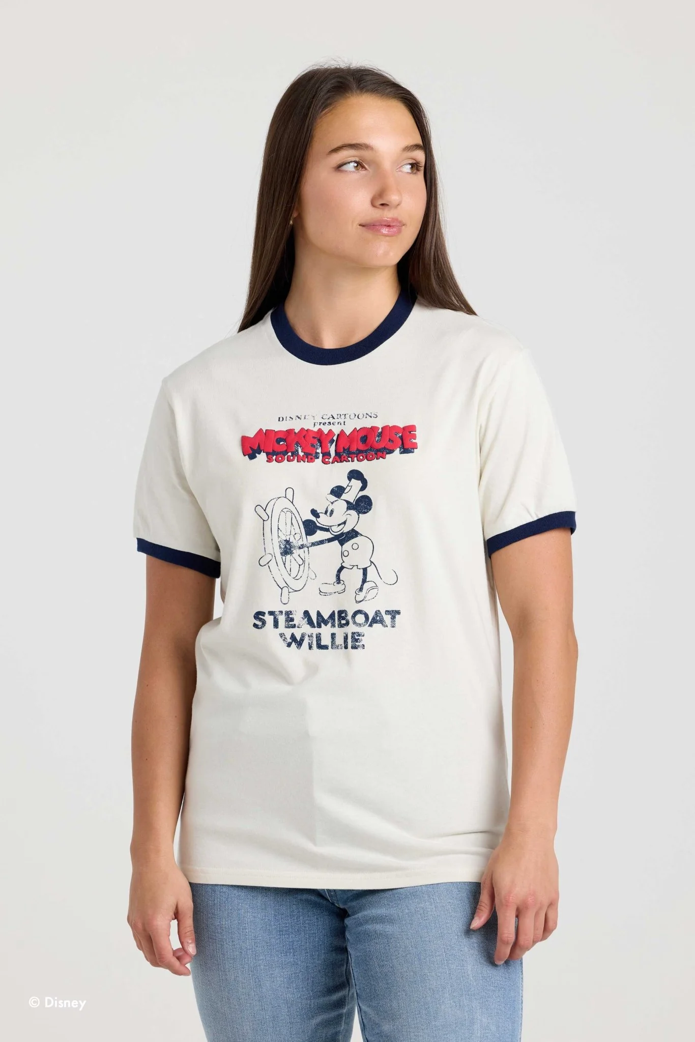 Disney's Steamboat Willie Ringer Tee