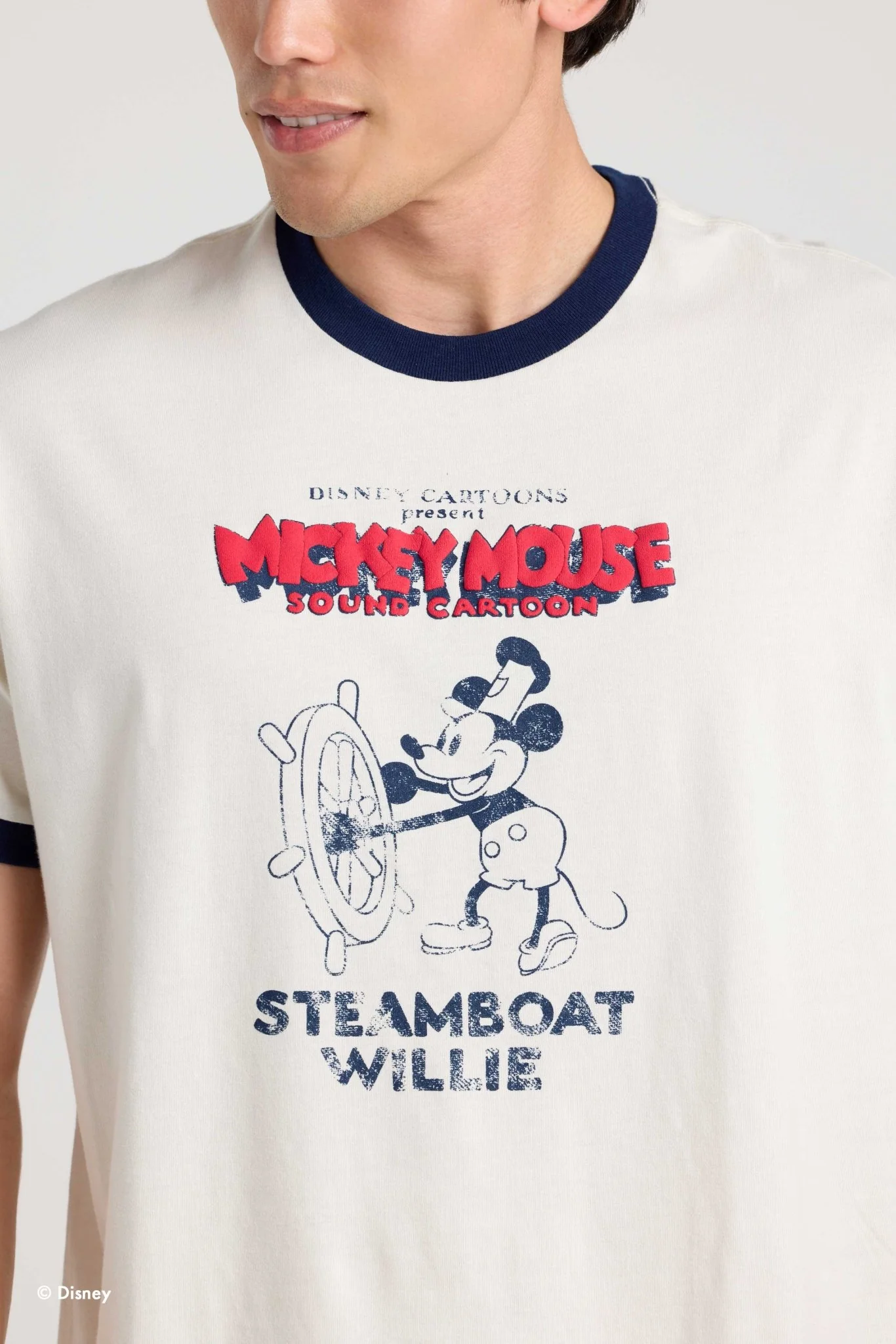 Disney's Steamboat Willie Ringer Tee - Image 2