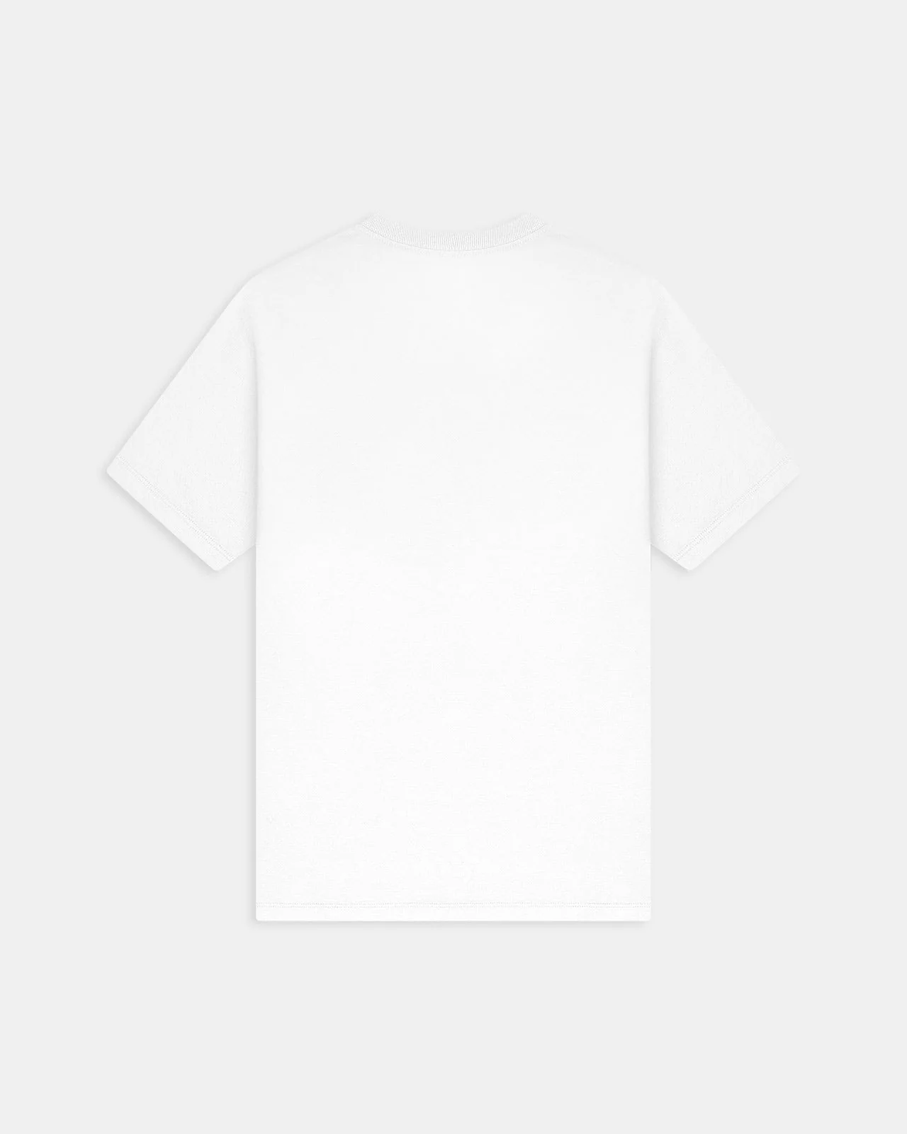 Everyday Short Sleeve Basic Tee in White - Image 3