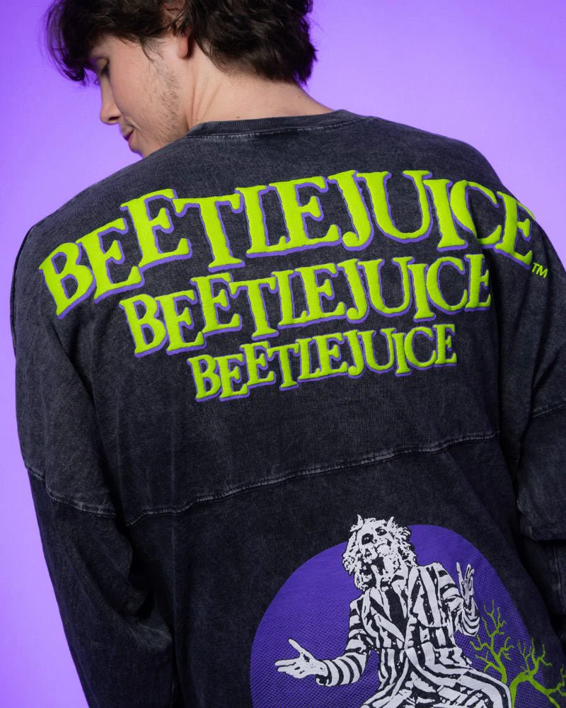 It's Show Time! BEETLEJUICE™️ Mineral Wash Spirit Jersey® - Image 8