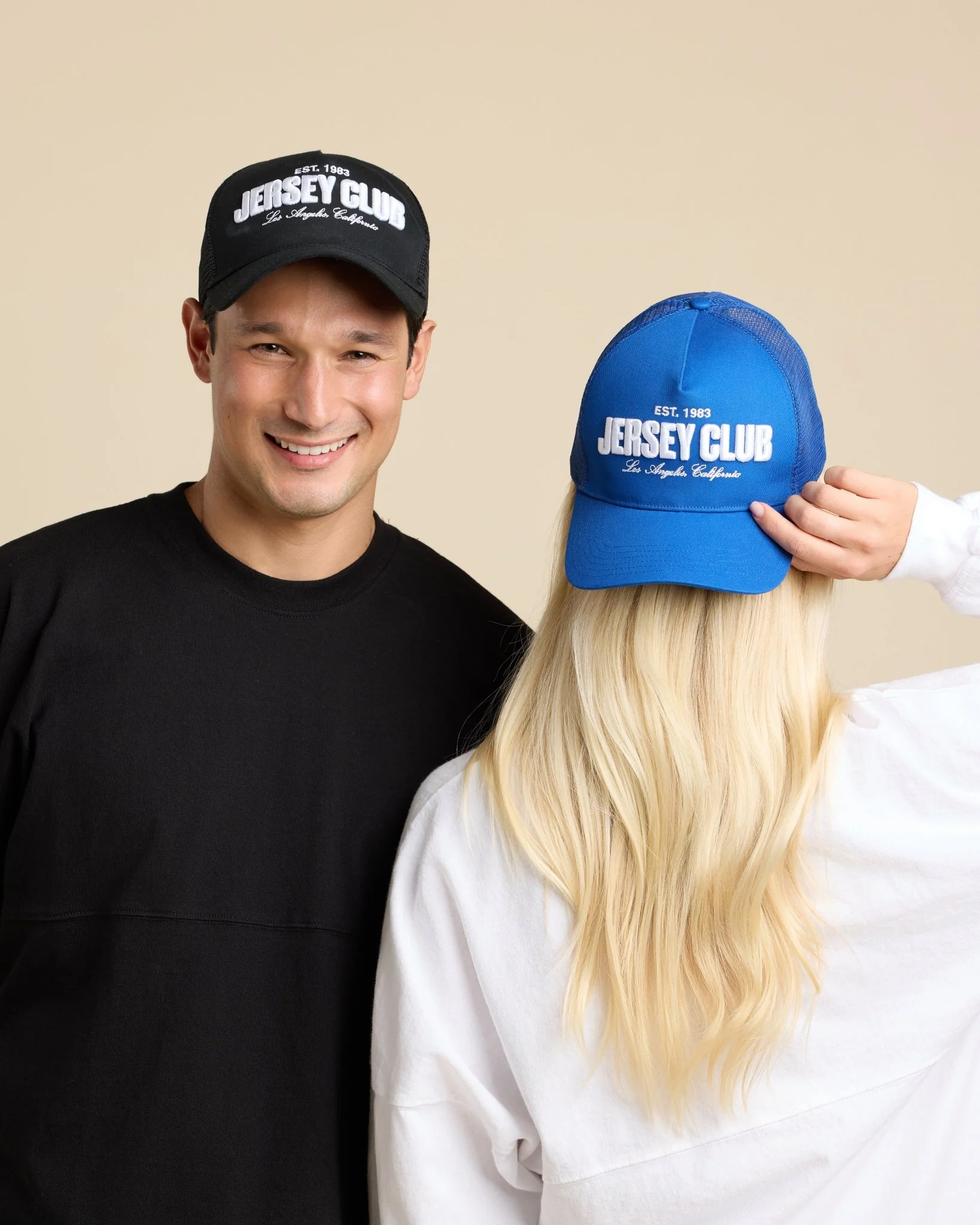 Black Jersey Club Trucker Hat - Image 6