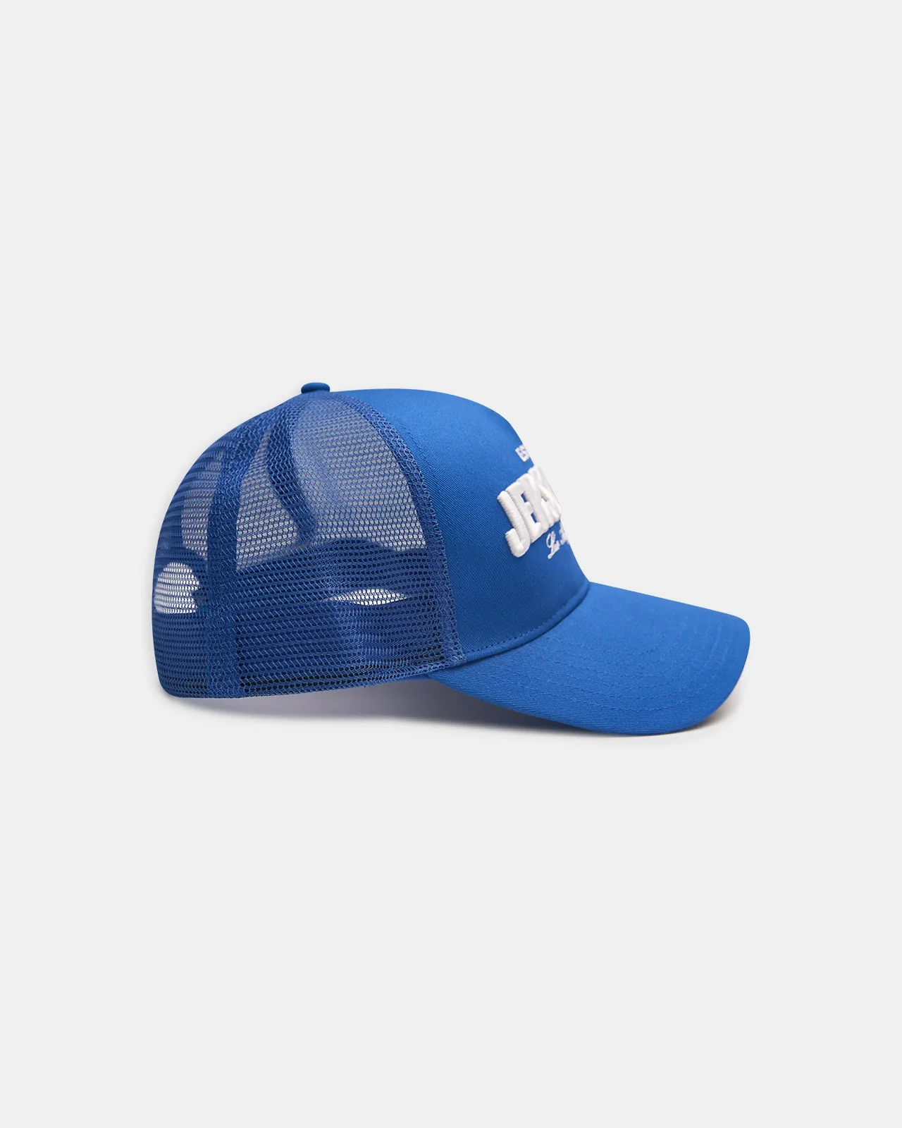Royal Blue Jersey Club Trucker Hat - Image 5