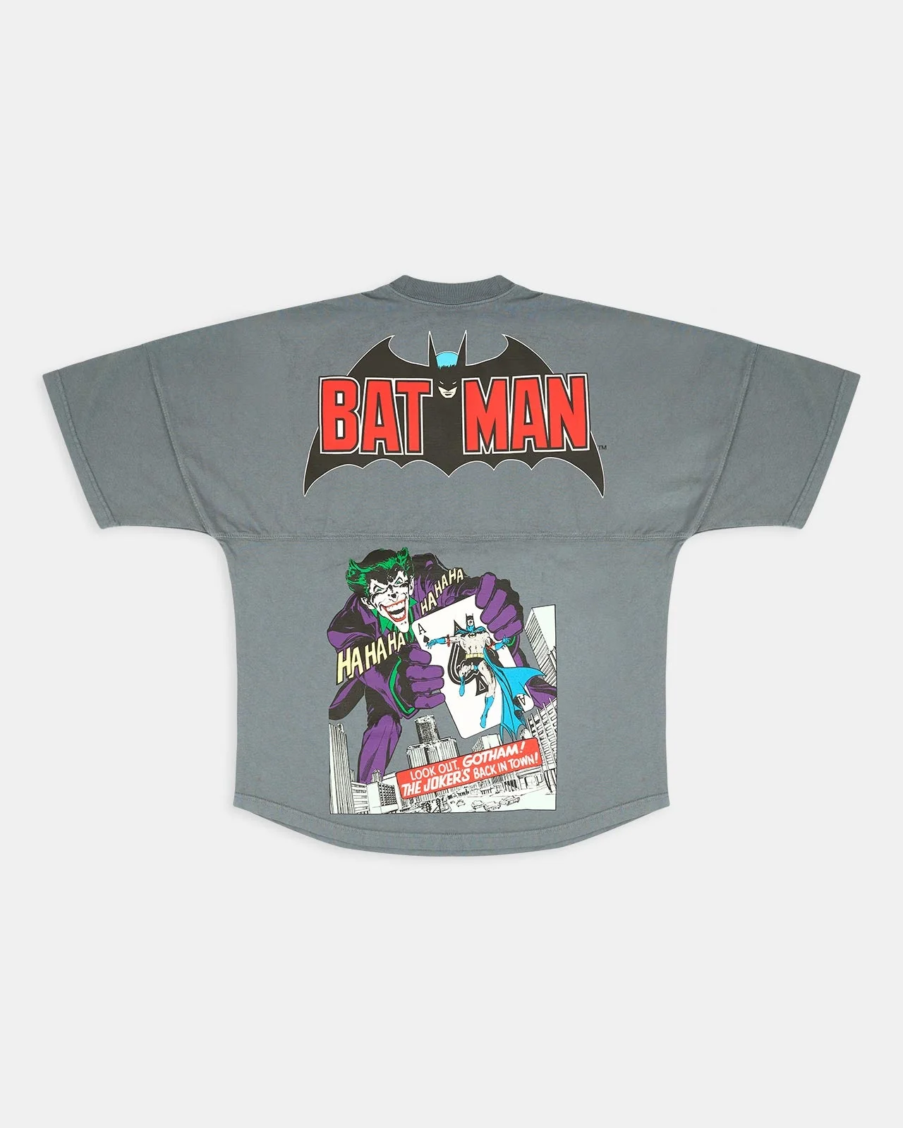 The Joker™ is Back In Town! Batman™ Short Sleeve Spirit Jersey®
