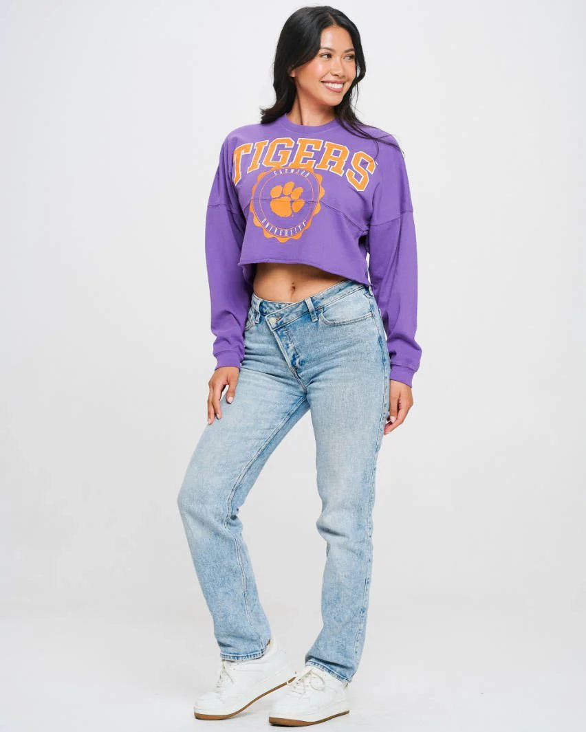 Clemson Tigers Paw Cropped Spirit Jersey®