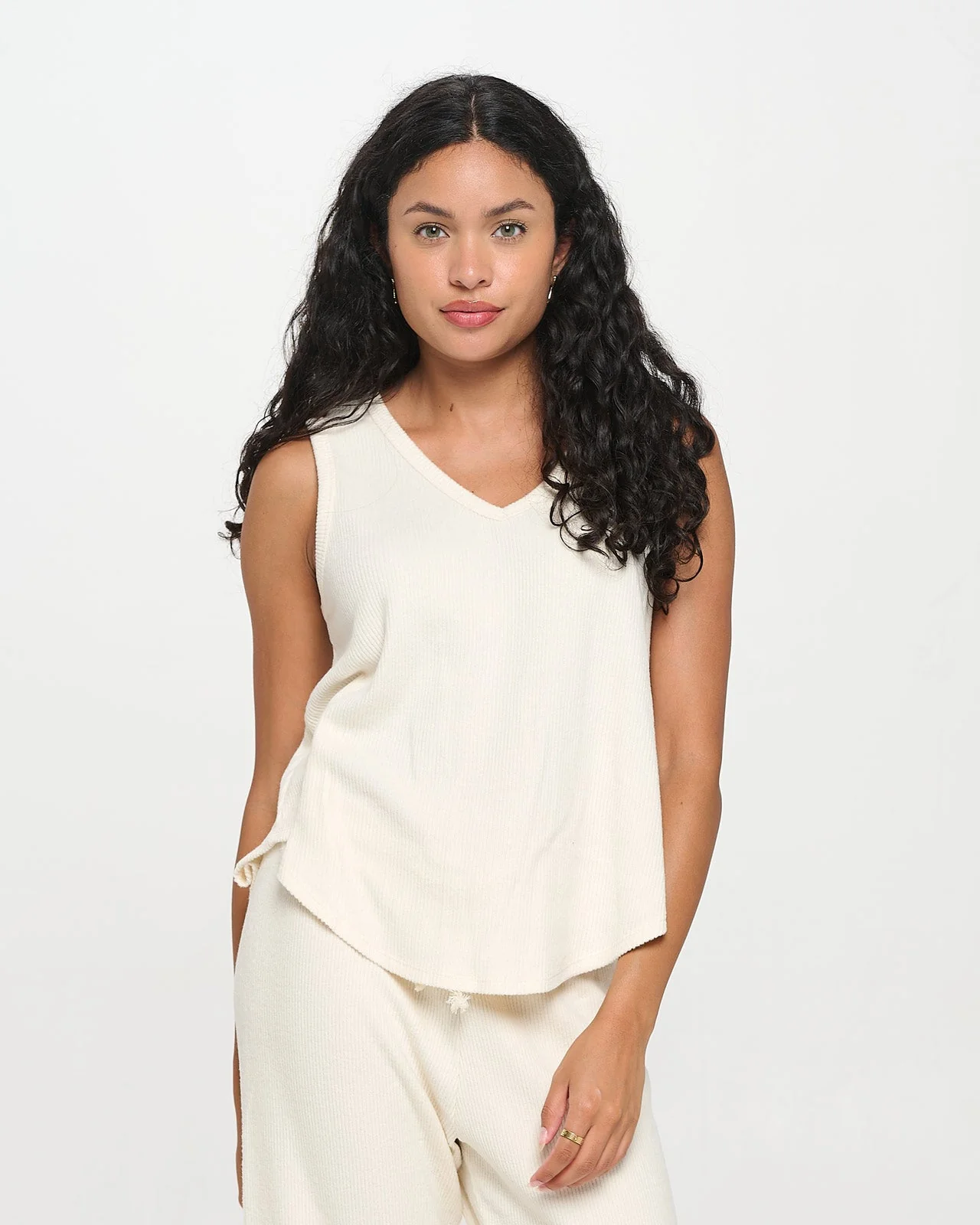 Luxe Brushed Rib Swing Tank - Image 3
