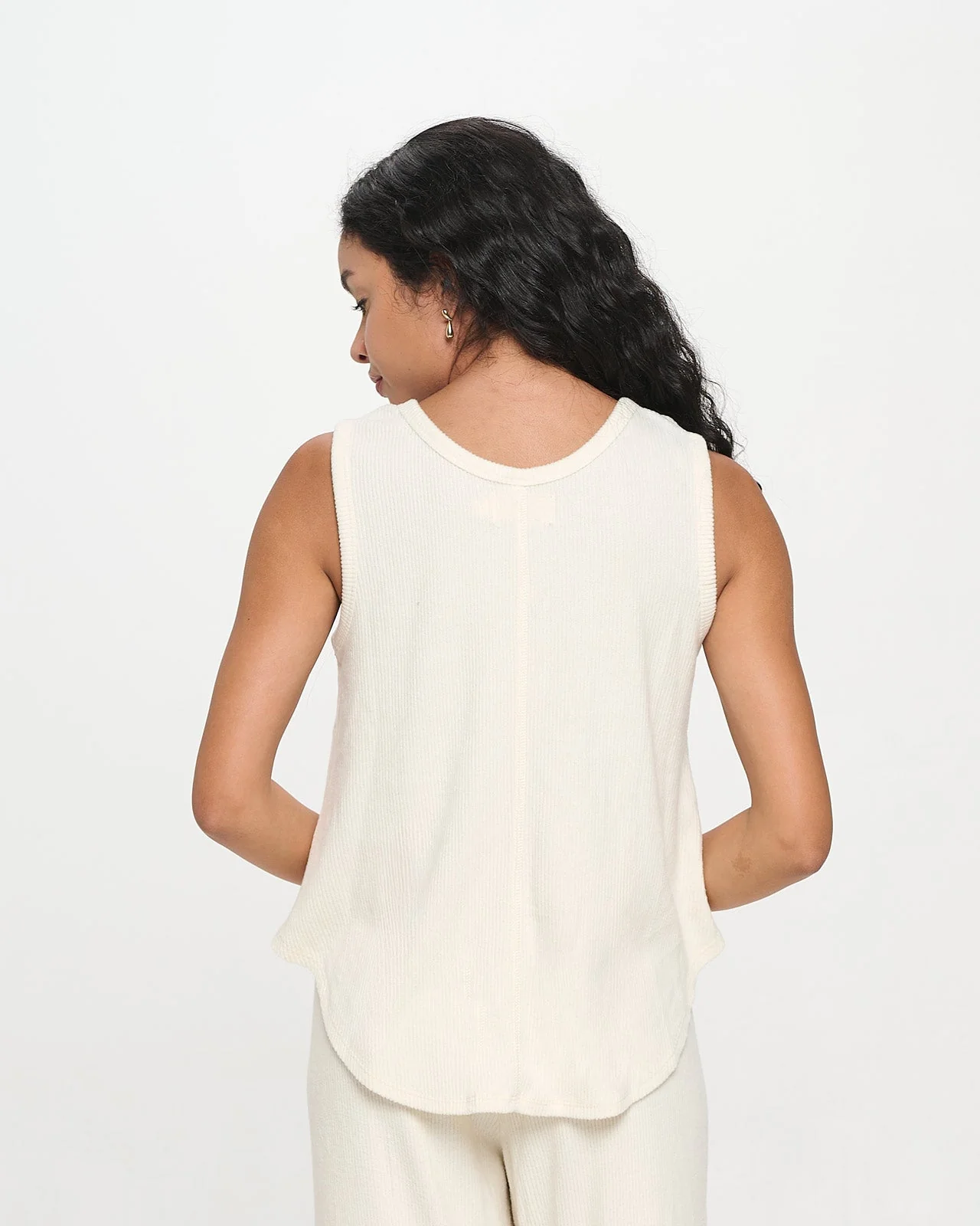 Luxe Brushed Rib Swing Tank - Image 4