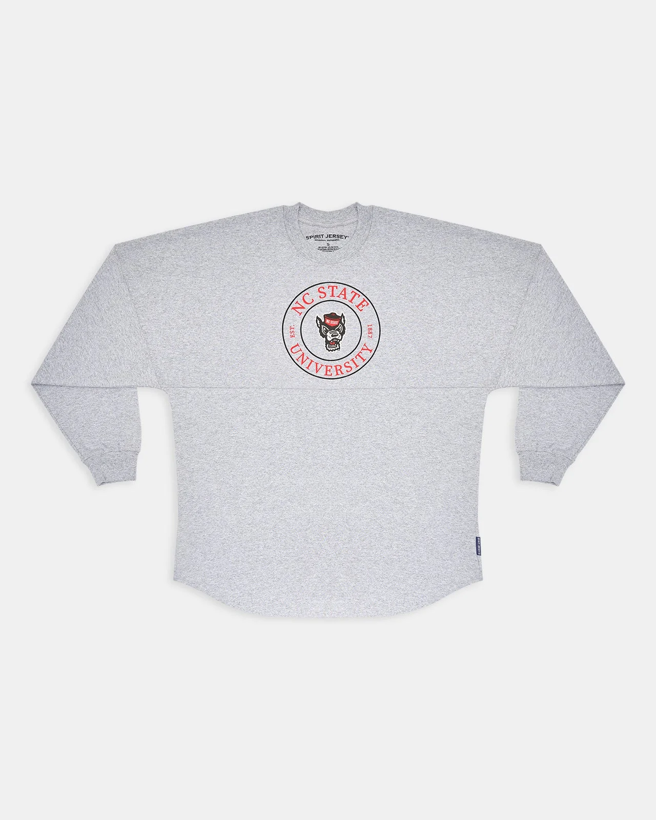 NC State Wolfpack Heather Grey Spirit Jersey®