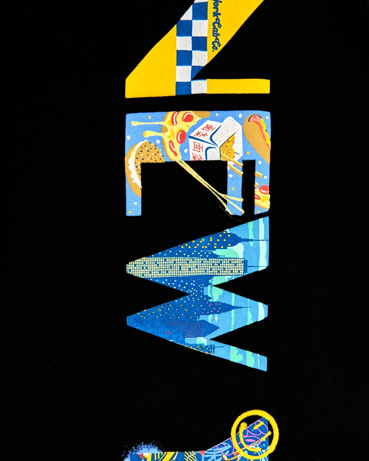 New York Painted Cityscape Classic Spirit Jersey® - Image 4