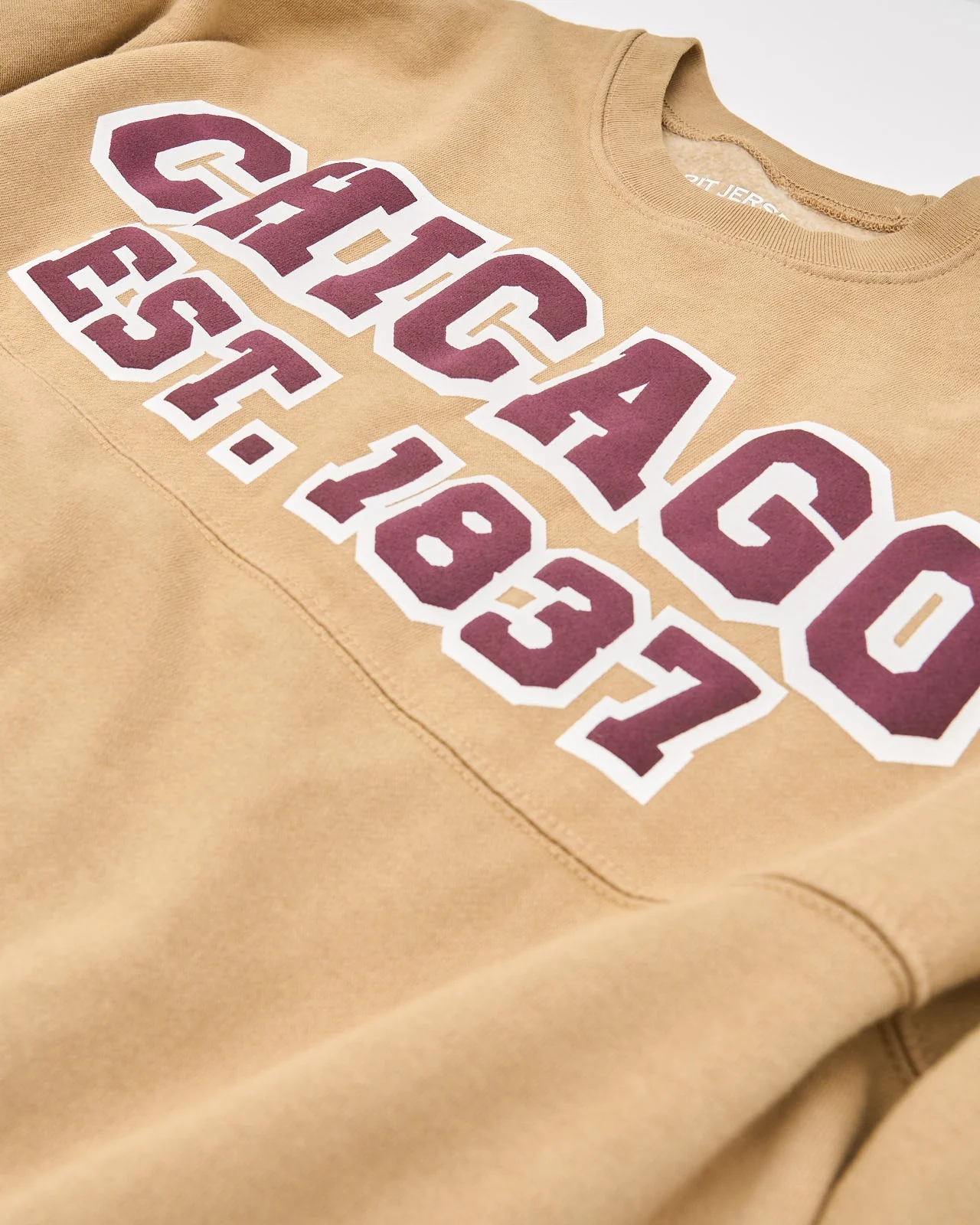 Chicago Est 1837 Crew Neck Sweatshirt - Image 2