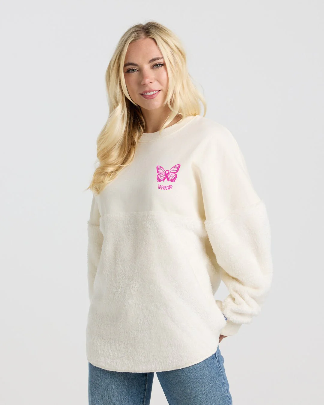 Pink Power Breast Cancer Awareness Cuddle Sherpa Spirit Jersey® - Image 2