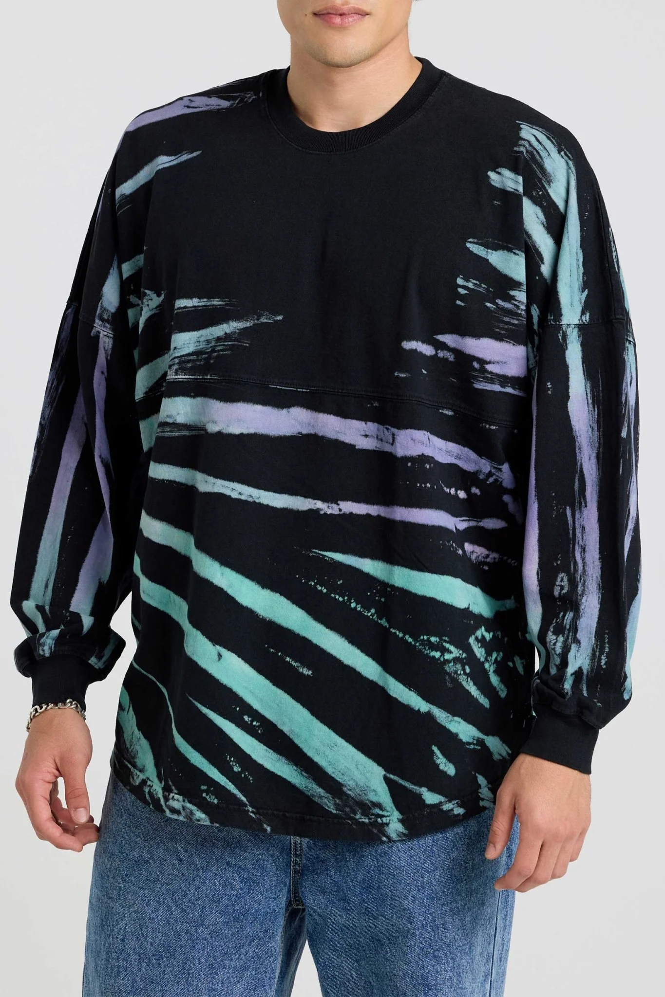 Bright Side Spiral Offset Tie Dye Spirit Jersey®