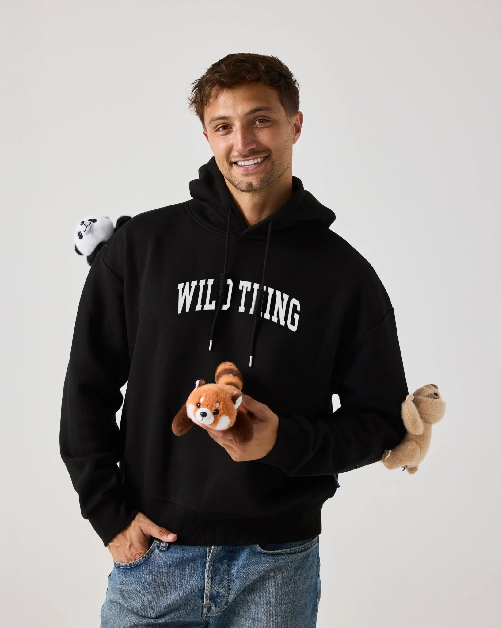 Wild Thing Cuddle Crew Snap Fleece Pullover Hoodie