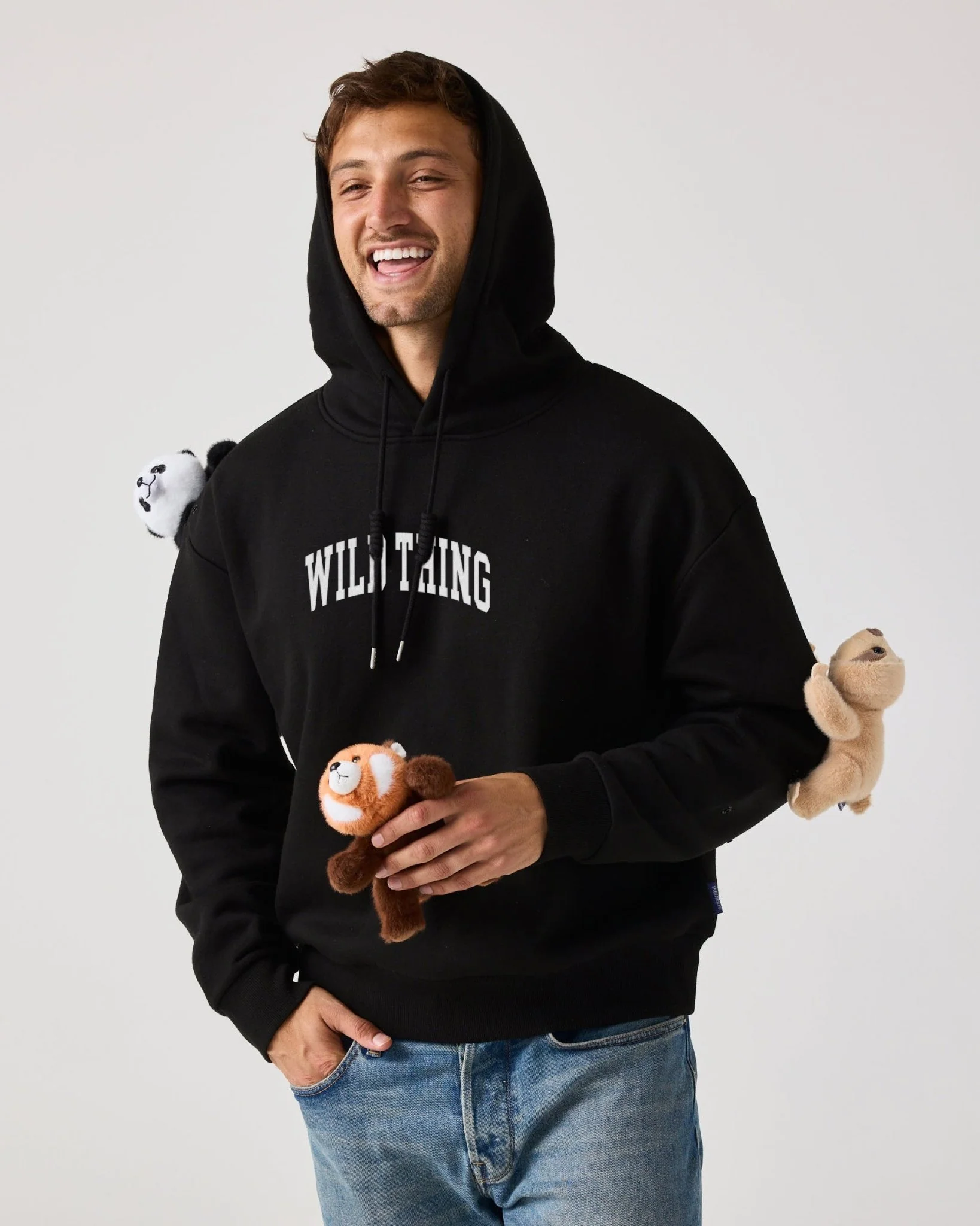 Wild Thing Cuddle Crew Snap Fleece Pullover Hoodie - Image 3